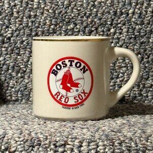 Vintage 1995 Boston Red Sox Hunter Coffee Mug Gold Trim 10oz